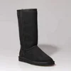 Knee boots classical style sheep fur women casual and leisure snow boots in winter