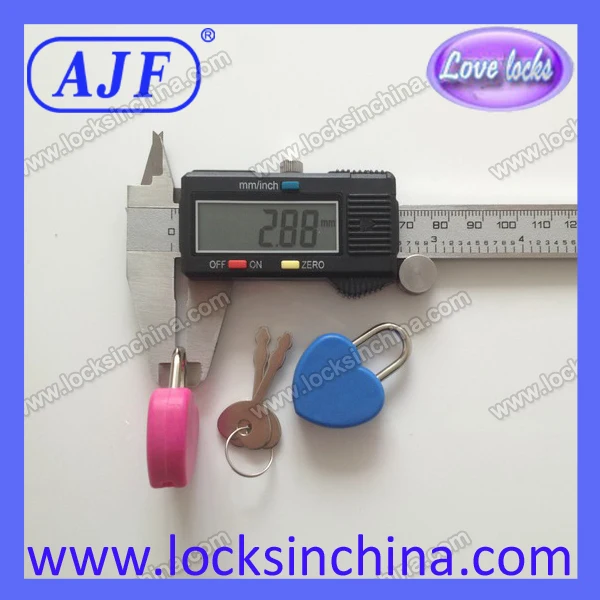 AJF Personalized Hot-selling plastic Folder lock small diary heart lock