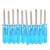 45mm Phillips Slotted Cross Head Mini Plastic Handles Screwdriver Set for Gift