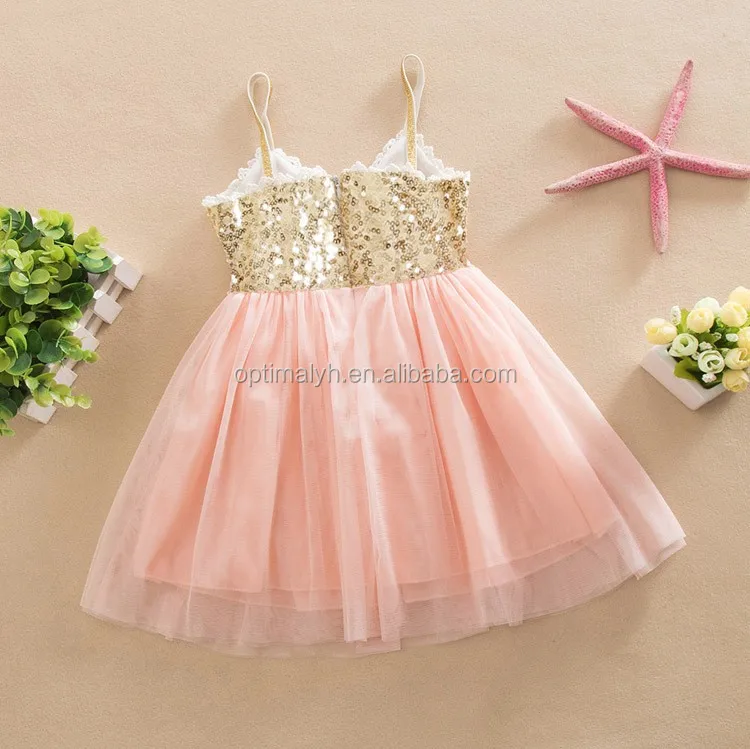 Sparkle Dresses Paillette Little Girls Wear Kids Clothes Girl Summer ...