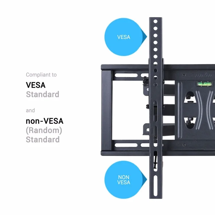 Flexible Extended Flip Out Tv Mount Dual Articulating Arm Tv Wall Mount