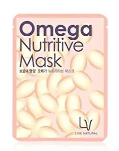 KOREAN COSMETICS, LG Household & Health Care_ LACVERT, Omega-Nutritive Mask 10 sheets (elasticity, moisture, vitamin...