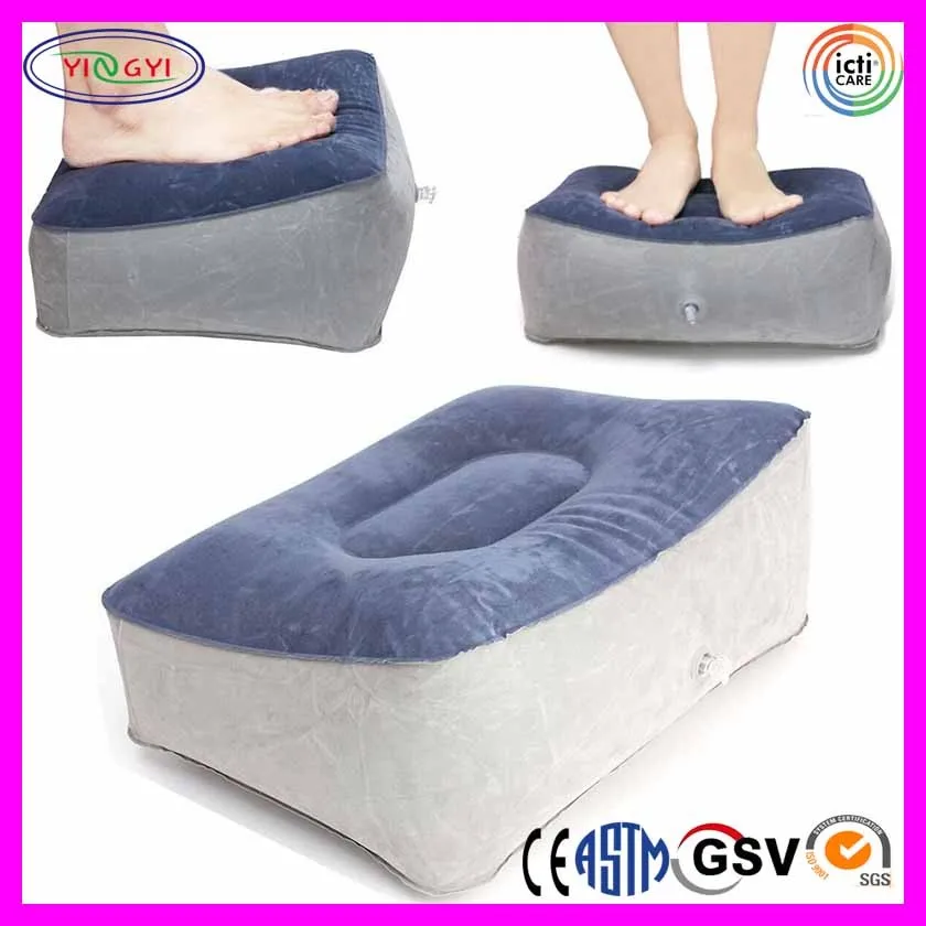 E521 Inflatable Foot Leg Rest Pillow Reduce Dvt Risk Trips Home Relax