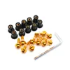 Factory Sell Custom 5mm M5 Universal CNC Scooter Motorcycle Windscreen Windshield Bolts Fairing Mounting Bolts Kits