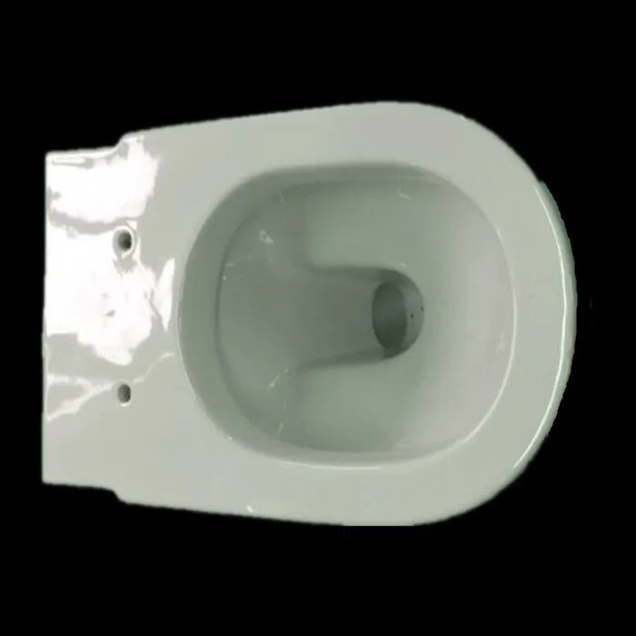 Best selling products in america round bathroom rimle wc bathroom ceramic wall mounted toilet