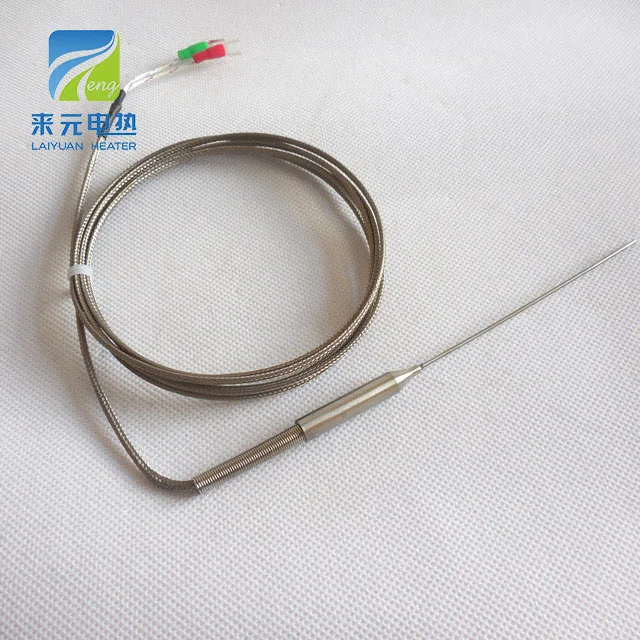 Sonda Temperatura PT100 - Con Cavo Silicone 2 Metri, Range -50&deg;C A +200&deg;C, Per Laboratorio