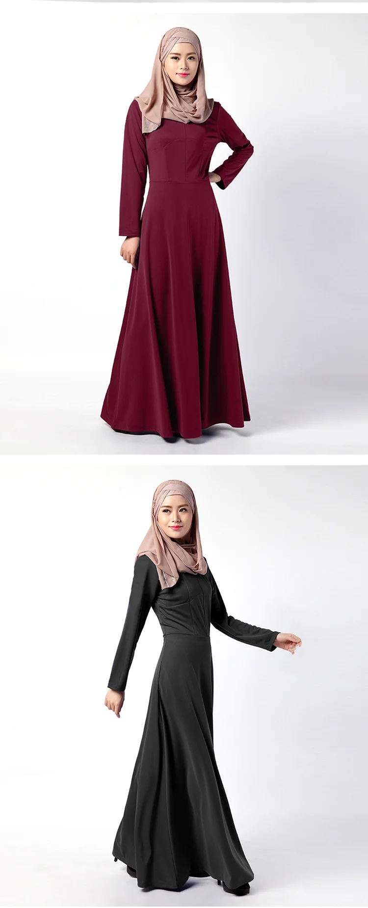 Zakiyyah 039 Hot Sale Malaysia Baju  Kurung Dubai  Black 