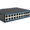 Web-based managable 16 port industrial fast Ethernet electrical interfaces gigabit Industrial Switch