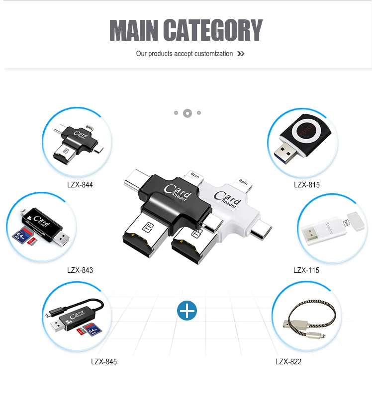 Kismo Metal USB Flash Drive Mini U Disk OTG Pen Drive For iphone 6 7 8 Plus 6S 5S 5C iPad Mini Air 2 - ANKUX.COM