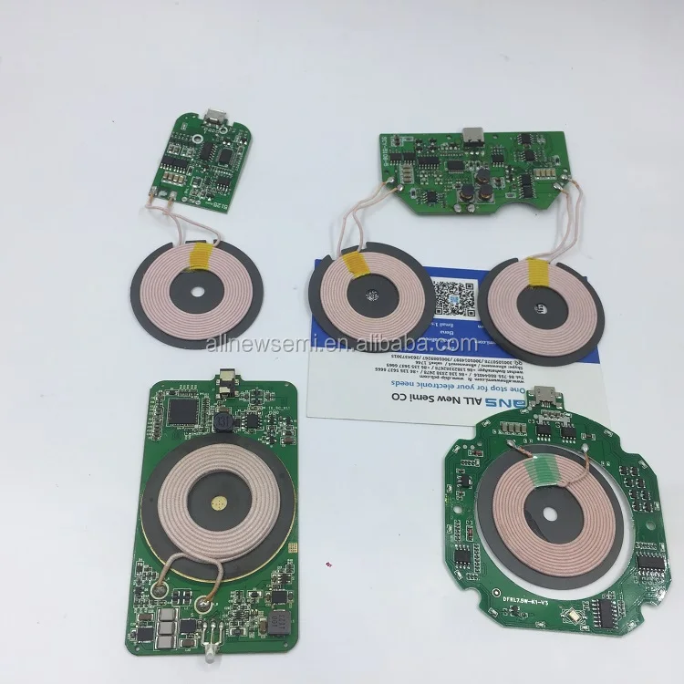 Wireless charger module transmitter base PCBA board coil universal qi standard solution universal Android Apple