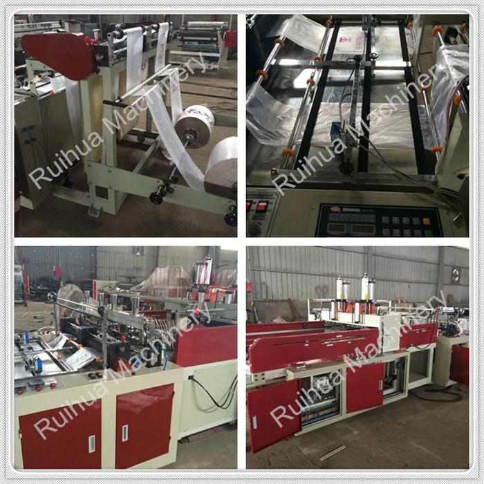 Double Channel Biodegradable Bag Making Machine for Sale