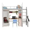 super low price single persons dormitory wardrobe book shelf study table steel bunk bed