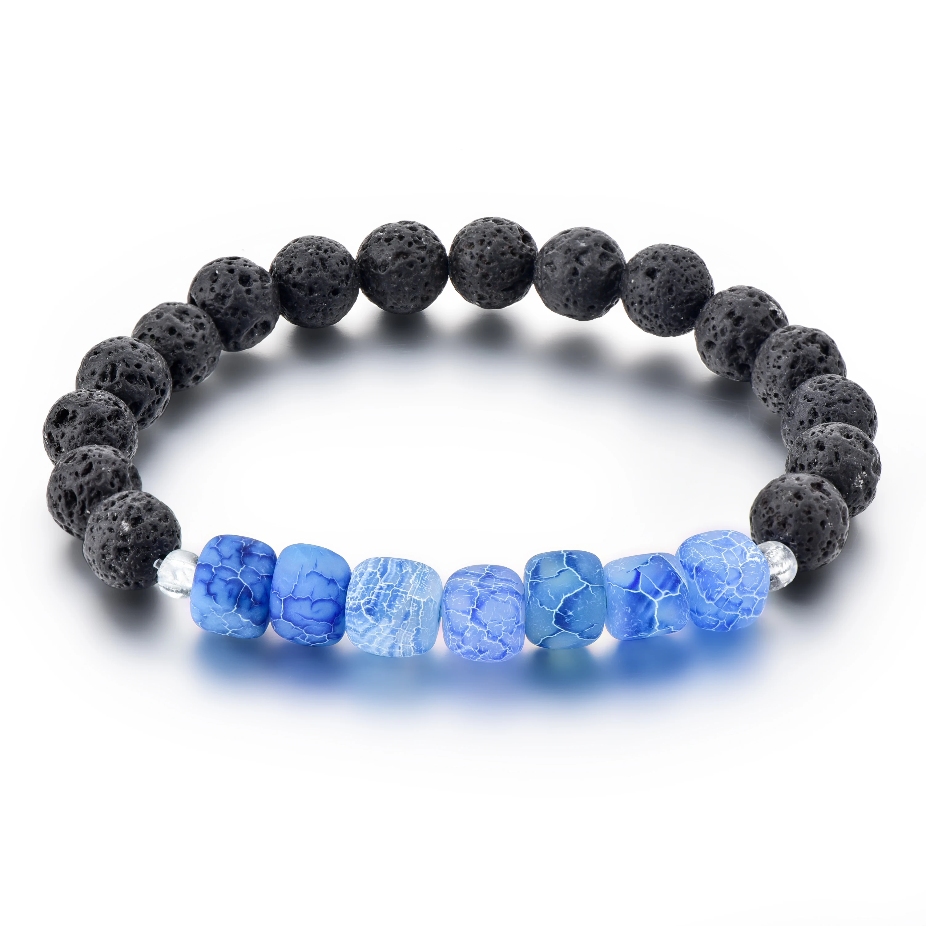 Fashion Stone Beads Charm Bracelet,Jewelry Bracelet,Stone Lava Bracelet