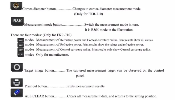 FKR-710 Auto Keratometer ophthalmic auto kerato refractometer keratometer