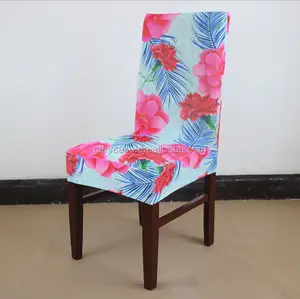 Home Dining Table Chairs Cloth Covers Office Fashion Printing Hotel Chair Protective Wear Covering