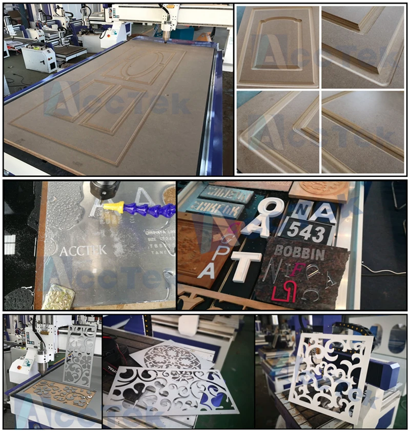 Door making woodworking cnc router AKM2030 3d wood carving cnc machine