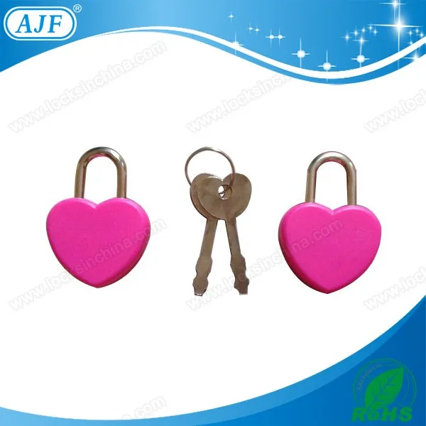 AJF Wholesale popular colorful Square Plastic mini key locks