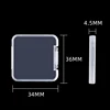 SUNSHING 4.5mm thickness SD card case Clear Slim CF TF card case Concentrate Shatter Container