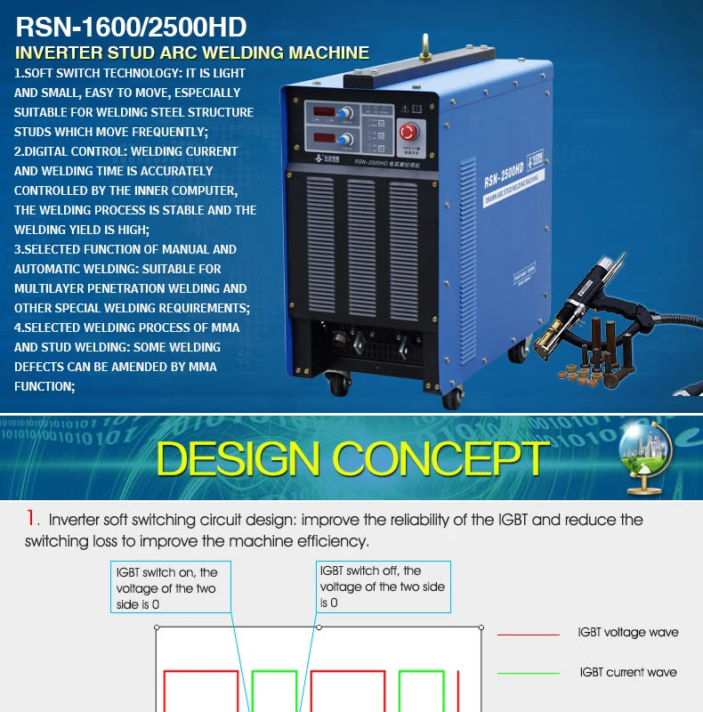 2019 Latest popular Stud welding machine huayuan