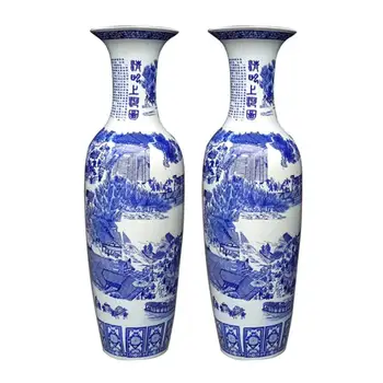 2018 Hot Sale Decoration Tall Floor Large Chinese Ceramic Vase