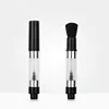 Wholesale in stock black wool make up retractable brush portable cosmetic brush spray brush