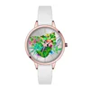 create your own brand leather strap custom dial 3D printing pc21a japanese quartz movement new style women watch for small wrist