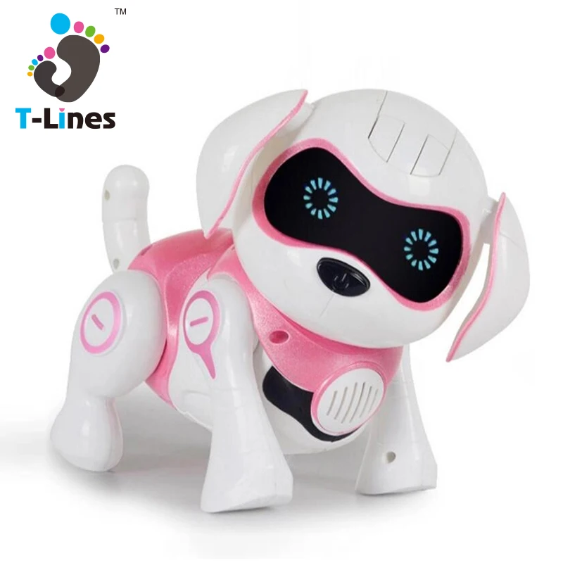 peluche chien robot