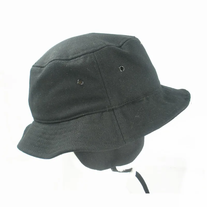 Custom Ear Cover Flaps Flat Brim Bucket Cap And Hat In Winter - Buy Ear ...