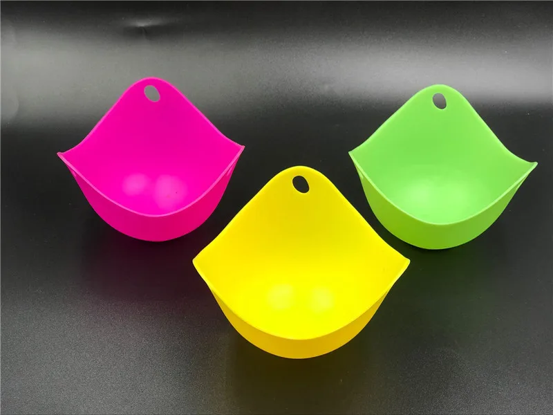 Silicone Egg Poacher Egg Poaching Cups With Buildin Ring Standers,For