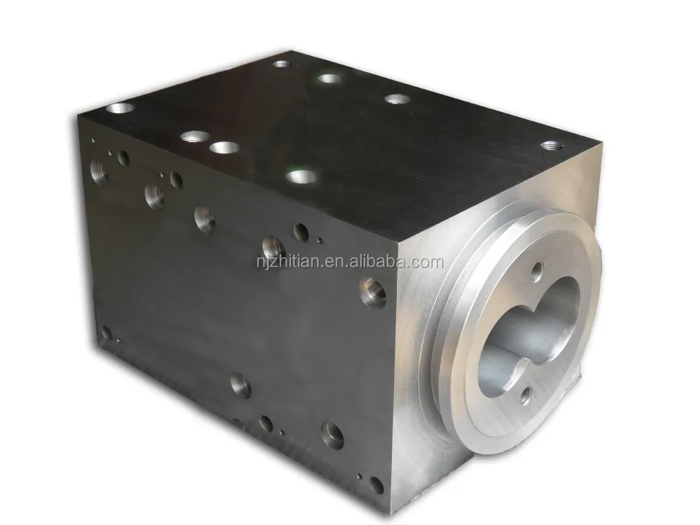 Durable Twin Screw Extruder Barrel with 38crMoAl 45# Material and 134mm Hole Diameter for Glass Fiber Compounds ISO9001 Certified