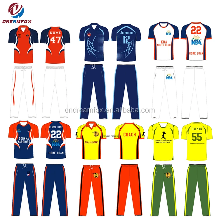 Jersey Online Sublimation Cricket Shirt 