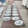 2018 New Style White Oval Marble Hand Wash Basins