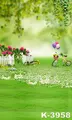 Casual Outdoor Green Scenic Wedding Photo Backgrounds 150cm x 200cm Baby Child Adult Muslin Backdrops For