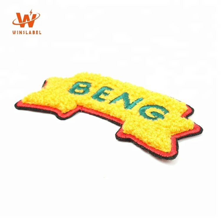 Custom Cool Jeans Cheap Chenille Embroidery Patches