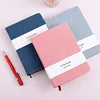 Fabric cover hardcover notebook custom /wholesales, section sewing diary journal printing A5/A6 diary agenda custom