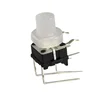 TS17 Series Right Angle LED Illuminated Button Switch With Tact Cap