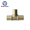 Green Valves brass compression fitting push fit fitting,tee compression fitting