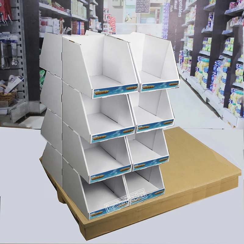 Promotional Pop Shelf Ready Packaging Folding stack PDQ Counter