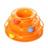 Tower of Tracks Cat Toy 3 Levels of Interactive Play Circle Track With Moving Balls For Kitty Hunting Chasing