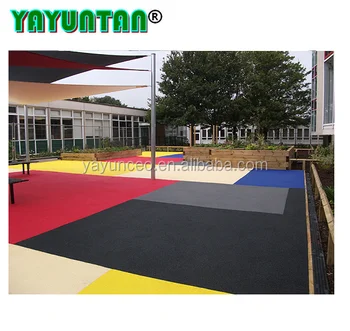 Shockproof Anti Slip Full Epdm Wet Pour Outdoor Rubber Mat