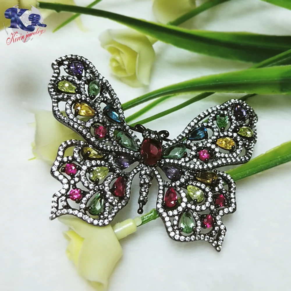 wholesale price handwork gift butterfly custom brooch