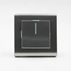 Different styles quality primacy different types wall switch socket OEM silver stainless steel wall flush mounted