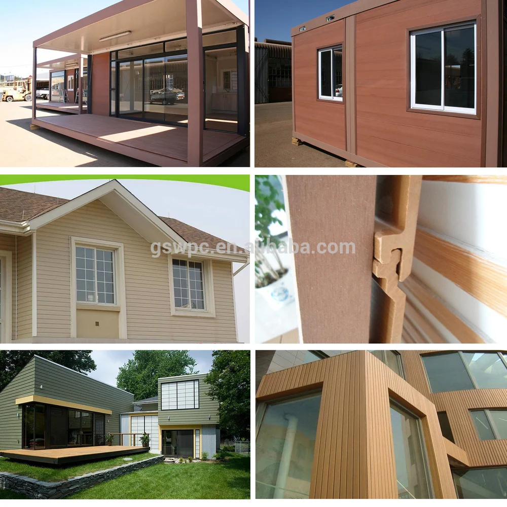 Manufactory Price!! Good quality waterproof anti-UV wood plastic composite wpc wall panel/wpc timber wall cladding