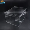 Naxilai Hot Sale Clear Acrylic Shoe Display Box With Cover Custom Storage Case with Cover / Lid for Sneaker Display