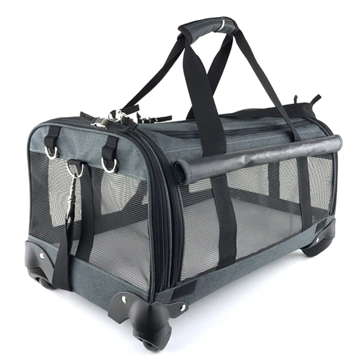 Custom Airline Approved Wheeled Pet Carrier With Wheel Buy Wheeled