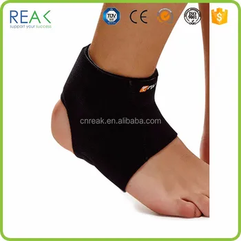 Professional Quality Healthy Flexible Black Neoprene Polyamide Professional Quality Healthy Flexible Black Neoprene Polyamide Rubber Spandex Polyester Right Ankle