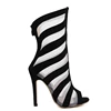 Female boots mesh high heel sandals stiletto gaadiator ankle boots summer Shoes