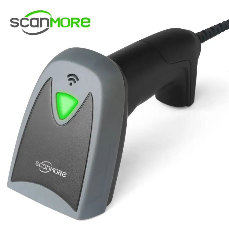 Wired Handheld Qr Code Scanner Usb/rs232 Optional 2d Barcode Scanner