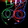 round glowing flowing moving spotlight marquee USB charging data cable 1m 2m