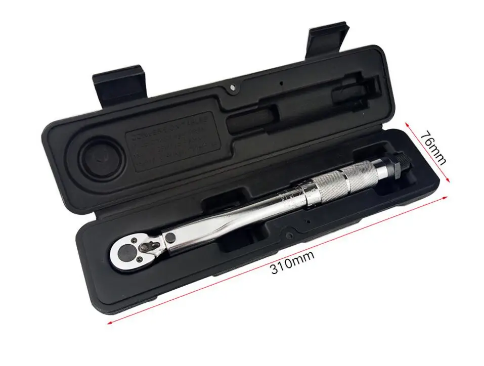 Preset Adjustable Type Ratcheting Torque Wrench Tool 1/4